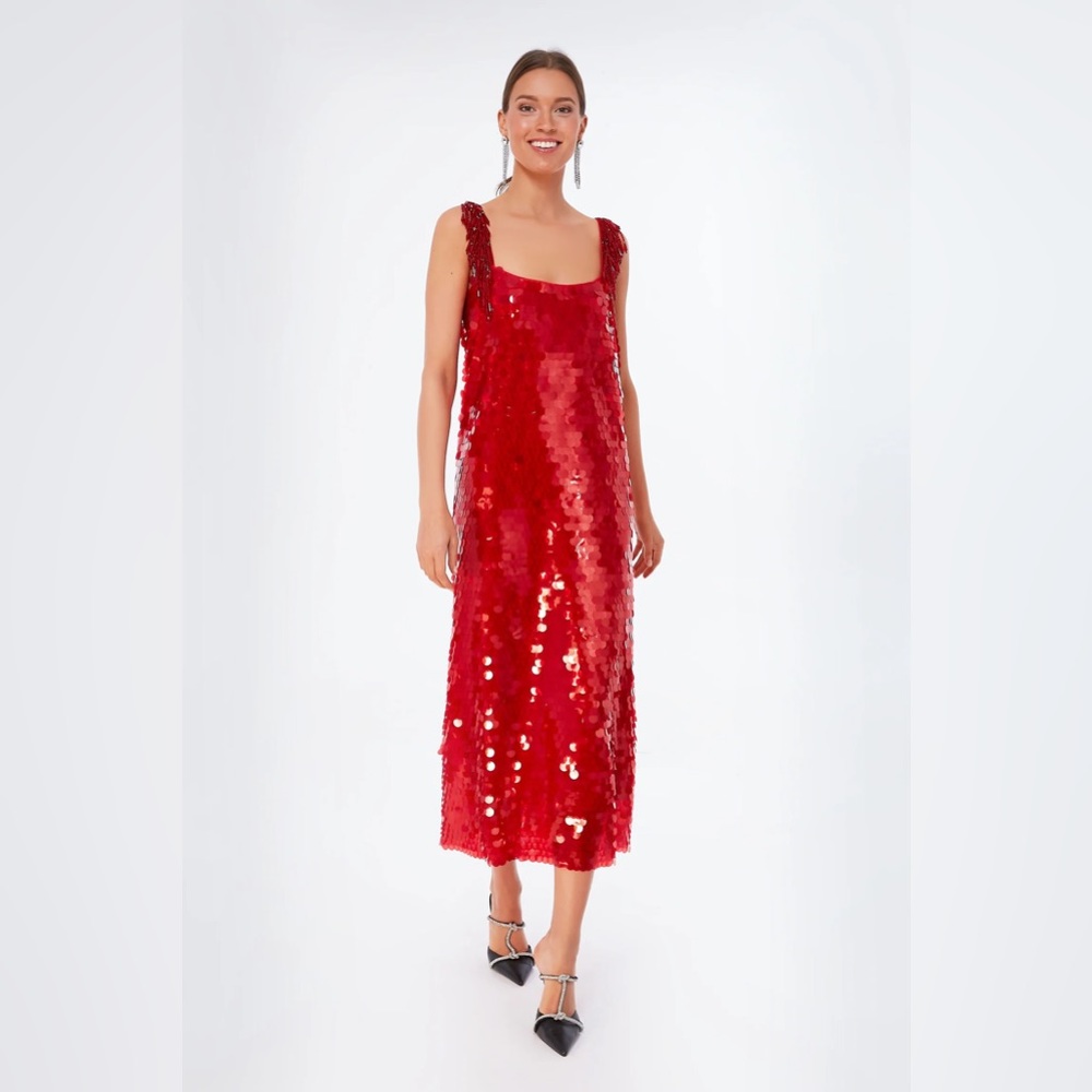 Alexis Felici Sequin-Embroidered Dress